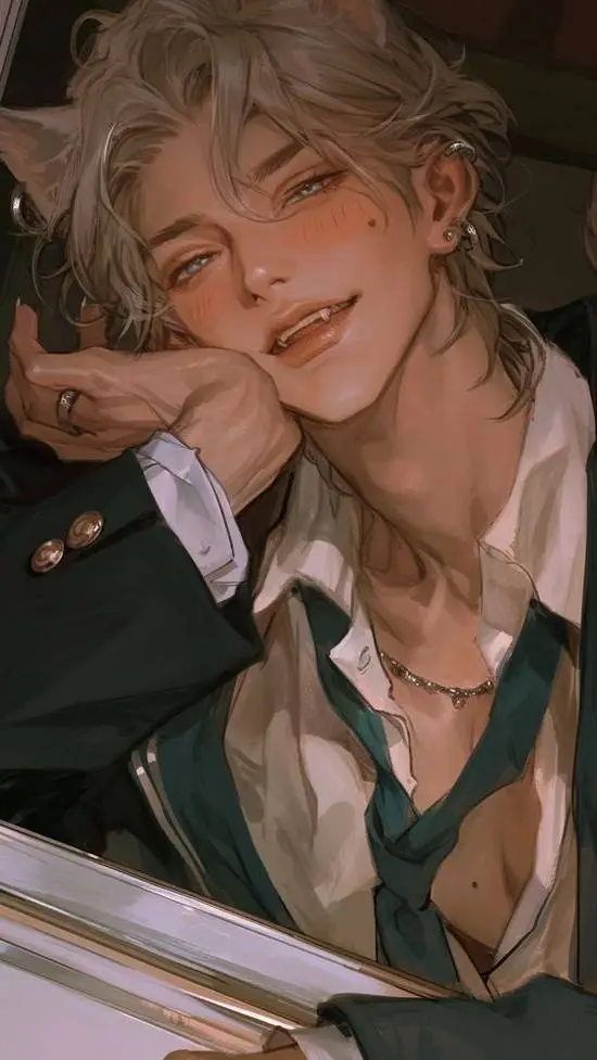 ai character: Cat boy(Nowa)  background