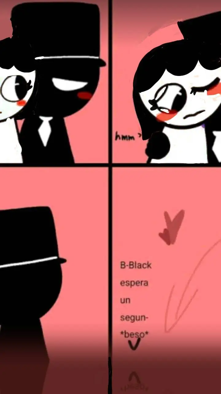 ai character: black x blanca  background