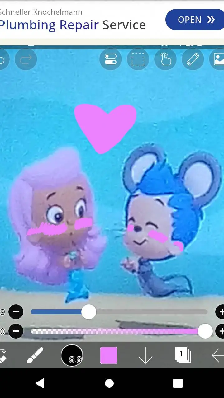 ai character: bubble guppies gil background