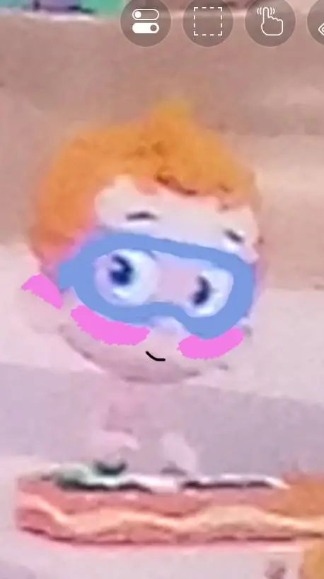 ai character: bubble guppies  background