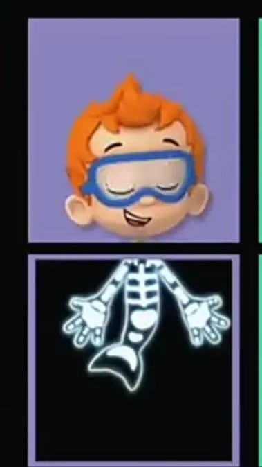 ai character: bubble guppies  background