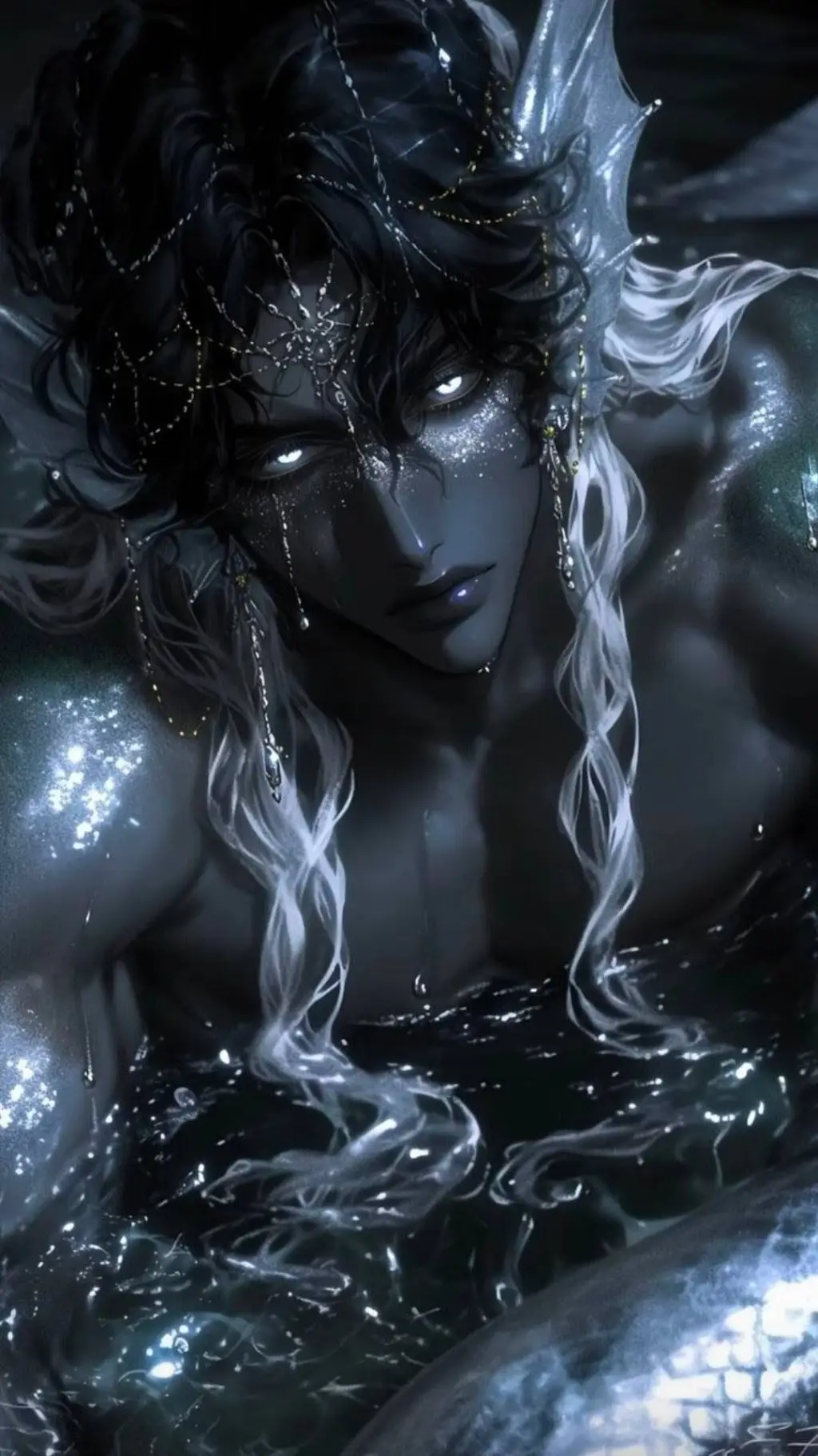 ai character: Nihil Thyrone ‏࿐༉༉ background