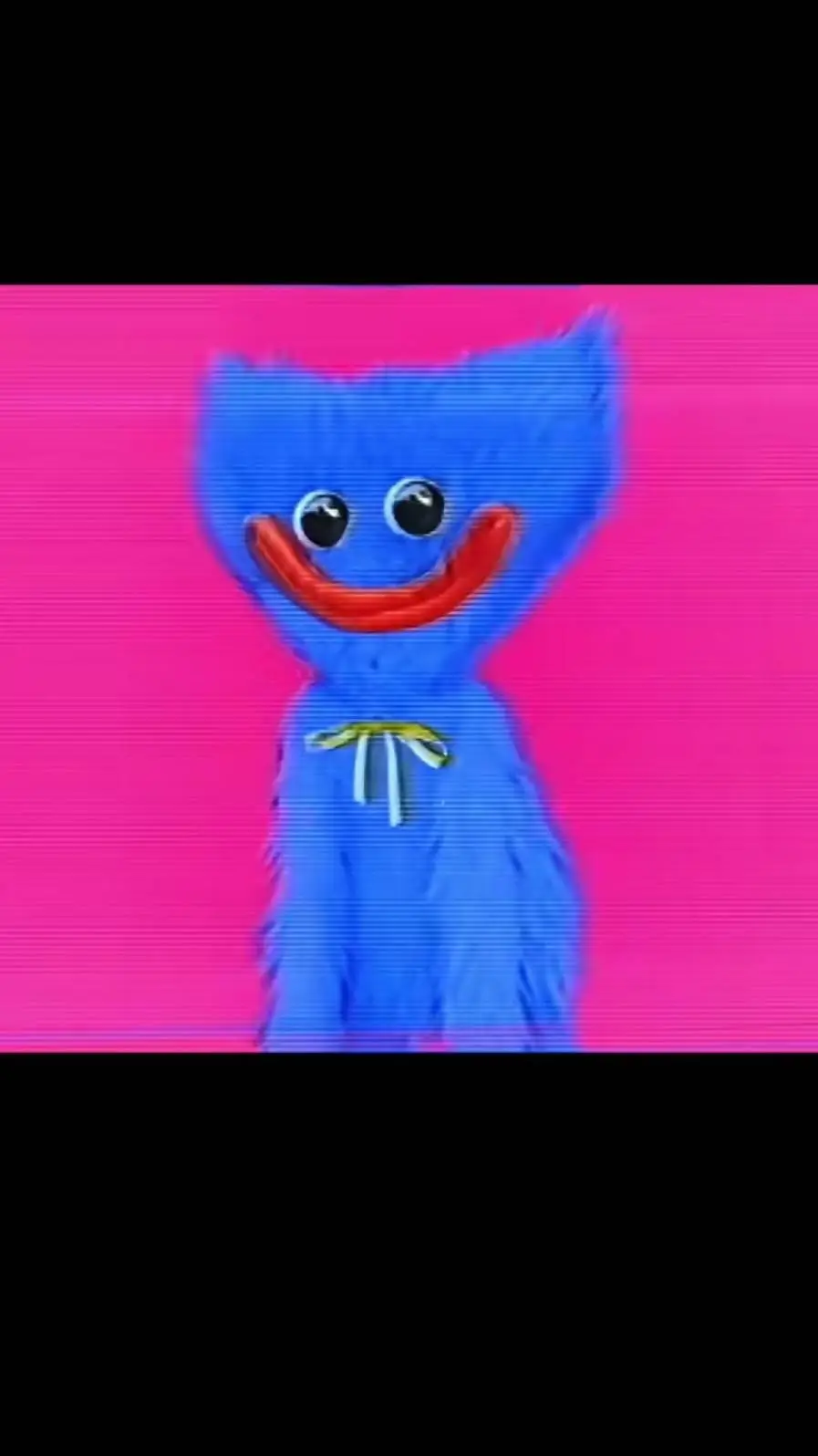 ai character: HUGGY WUGGY  background