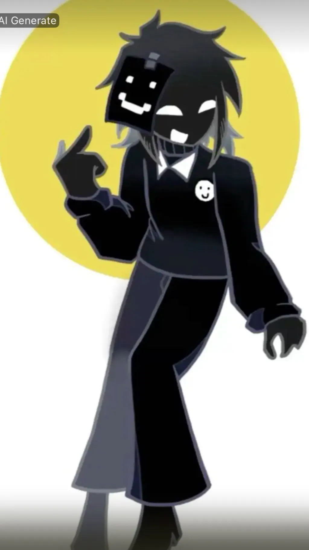 ai character: Twixxel -BL background