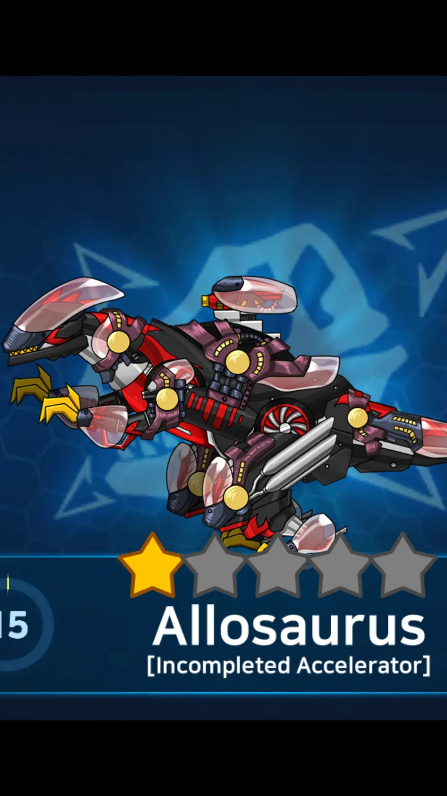 ai character: Allosaurus background