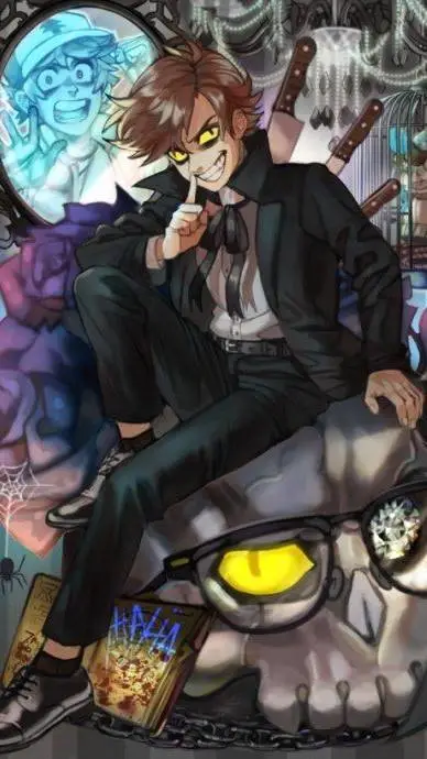 ai character: ☆🅑🅘🅛🅛 🅒🅘🅟🅗🅔🅡☆ background