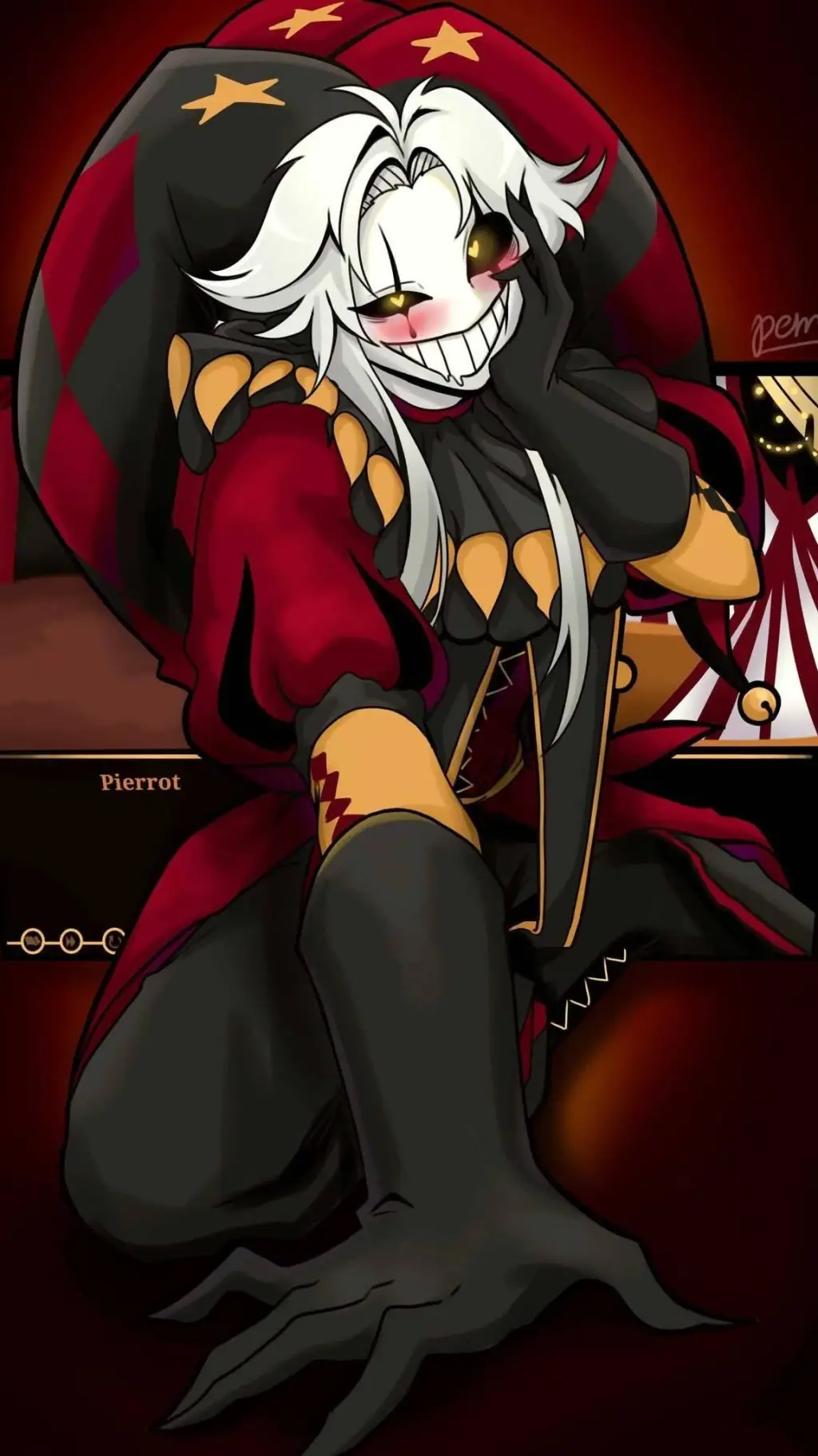 ai character: The Freak Circus  background