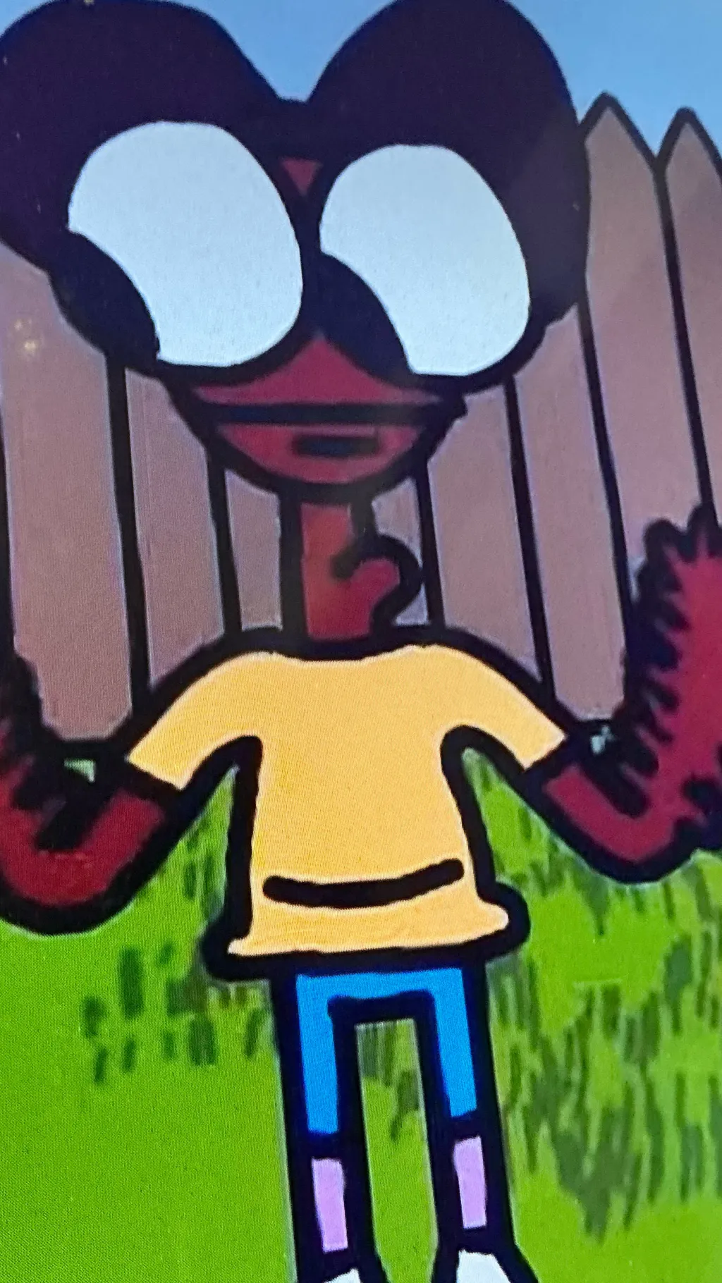 ai character: Say blooper lines background