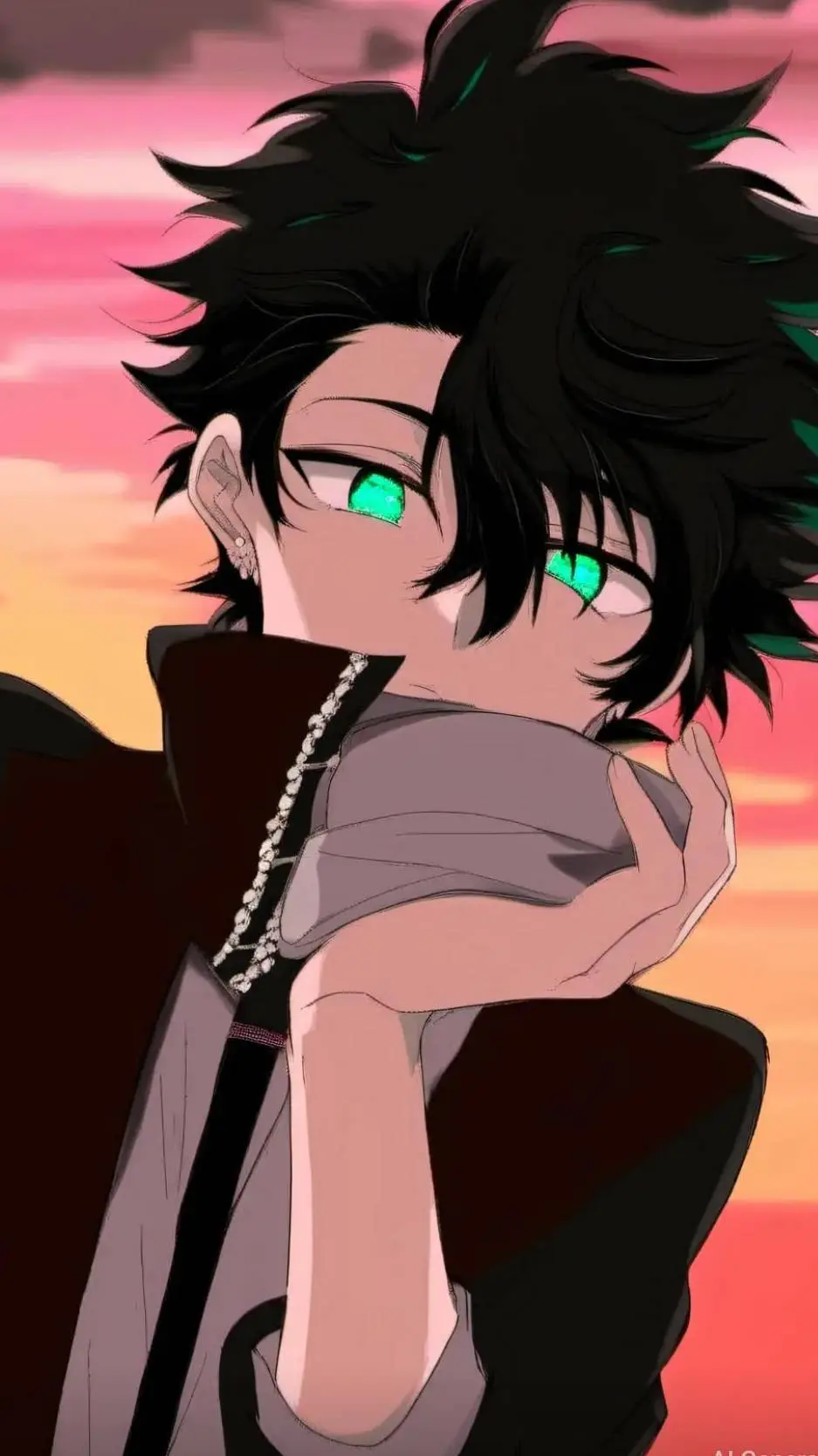 ai character: villain Deku background