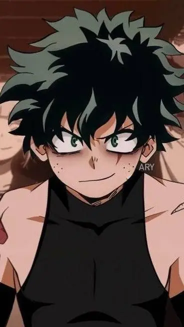 ai character: villain Deku  background