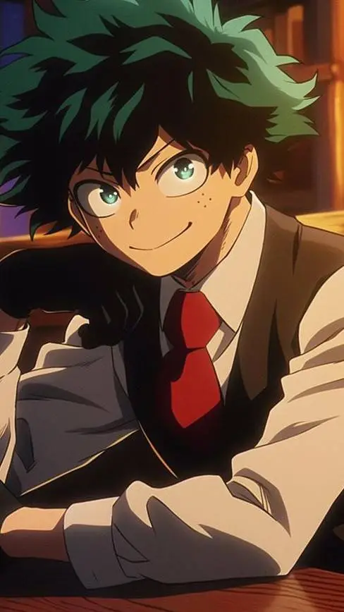 ai character: pysco Deku background
