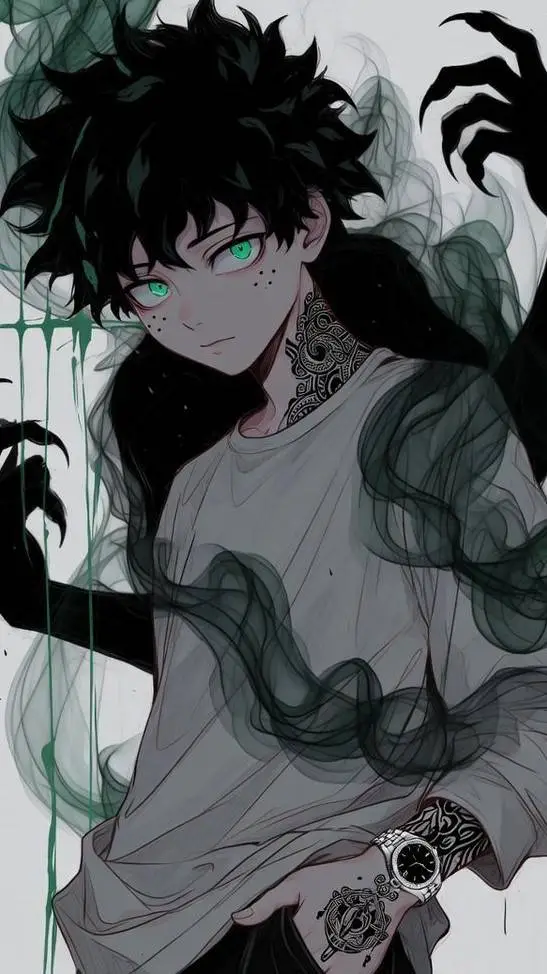 ai character: villan Deku background