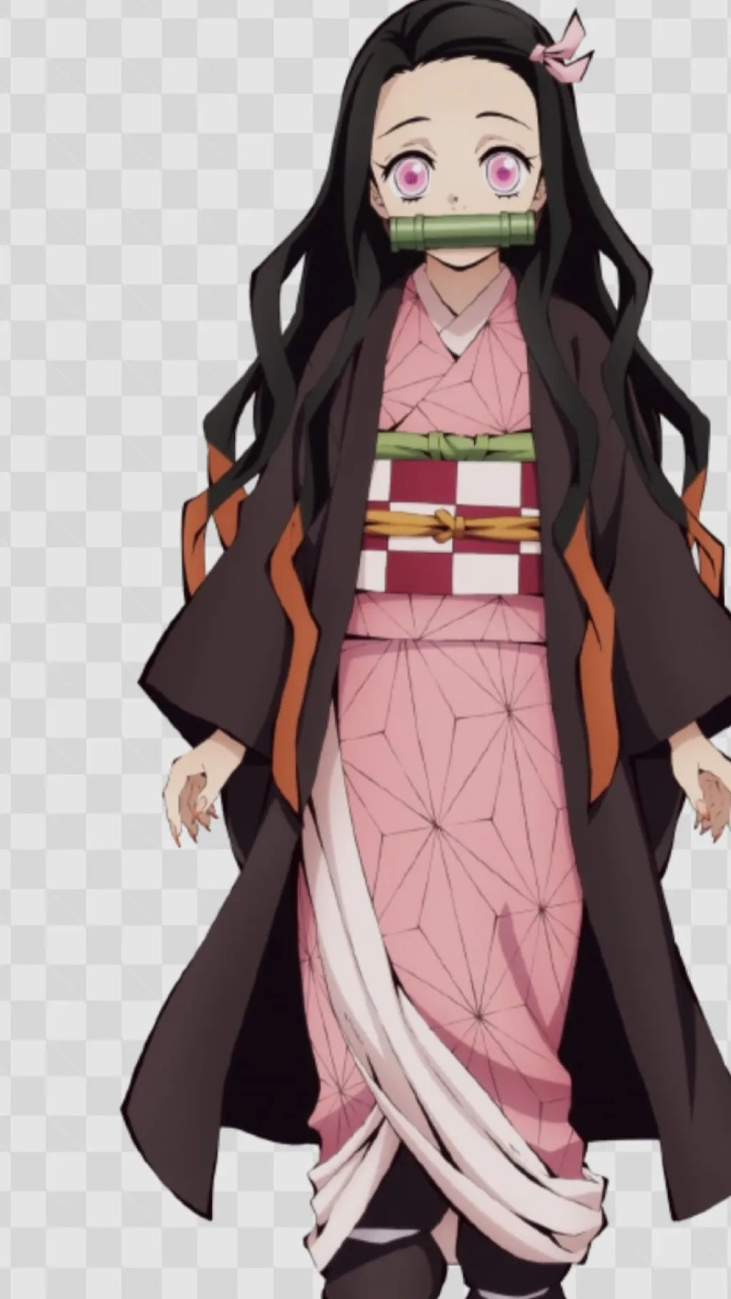 ai character: Nezuko girl background