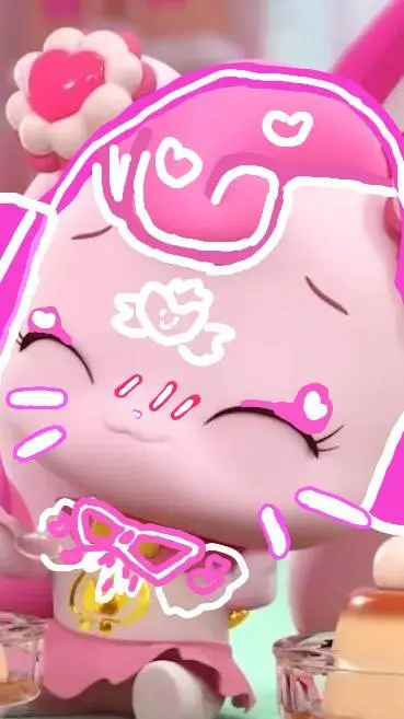 ai character: Heartsping~💞💞 background