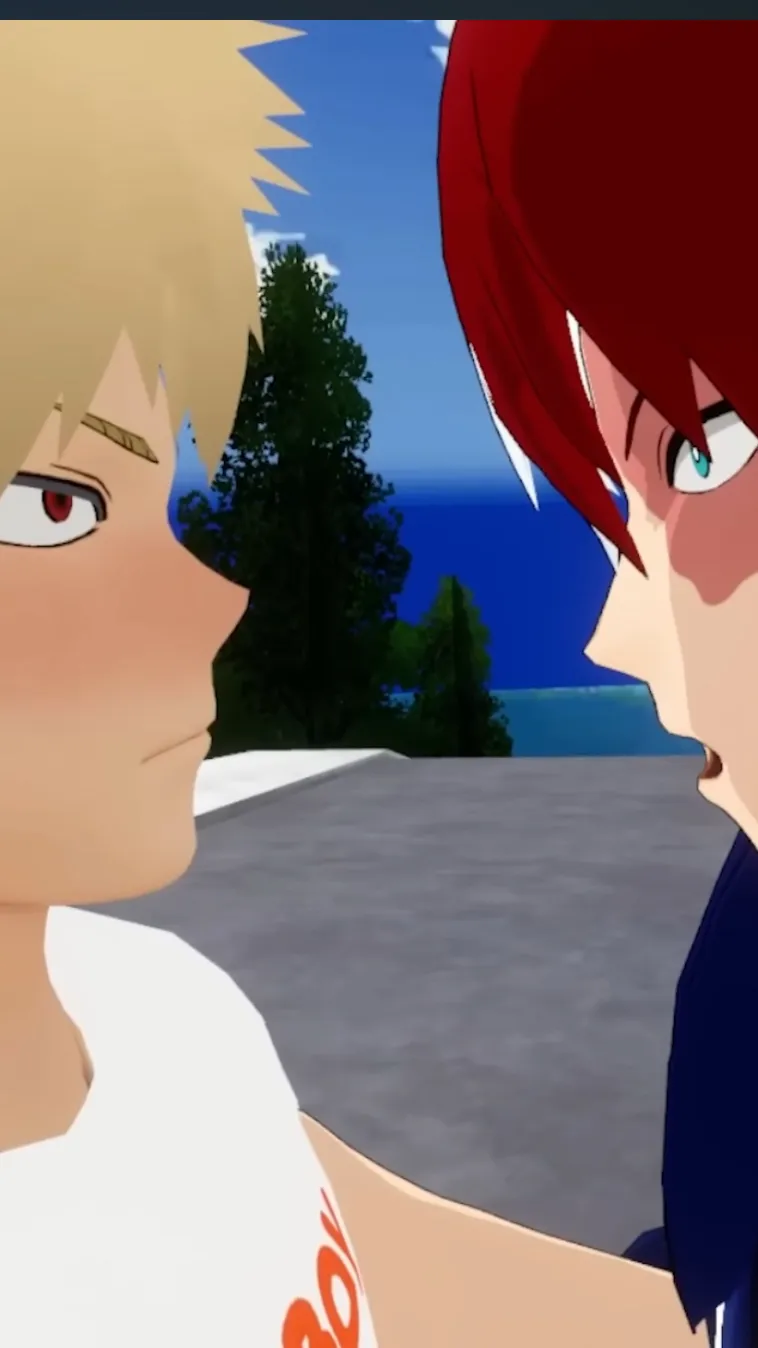 ai character: Bakougo and Todo background