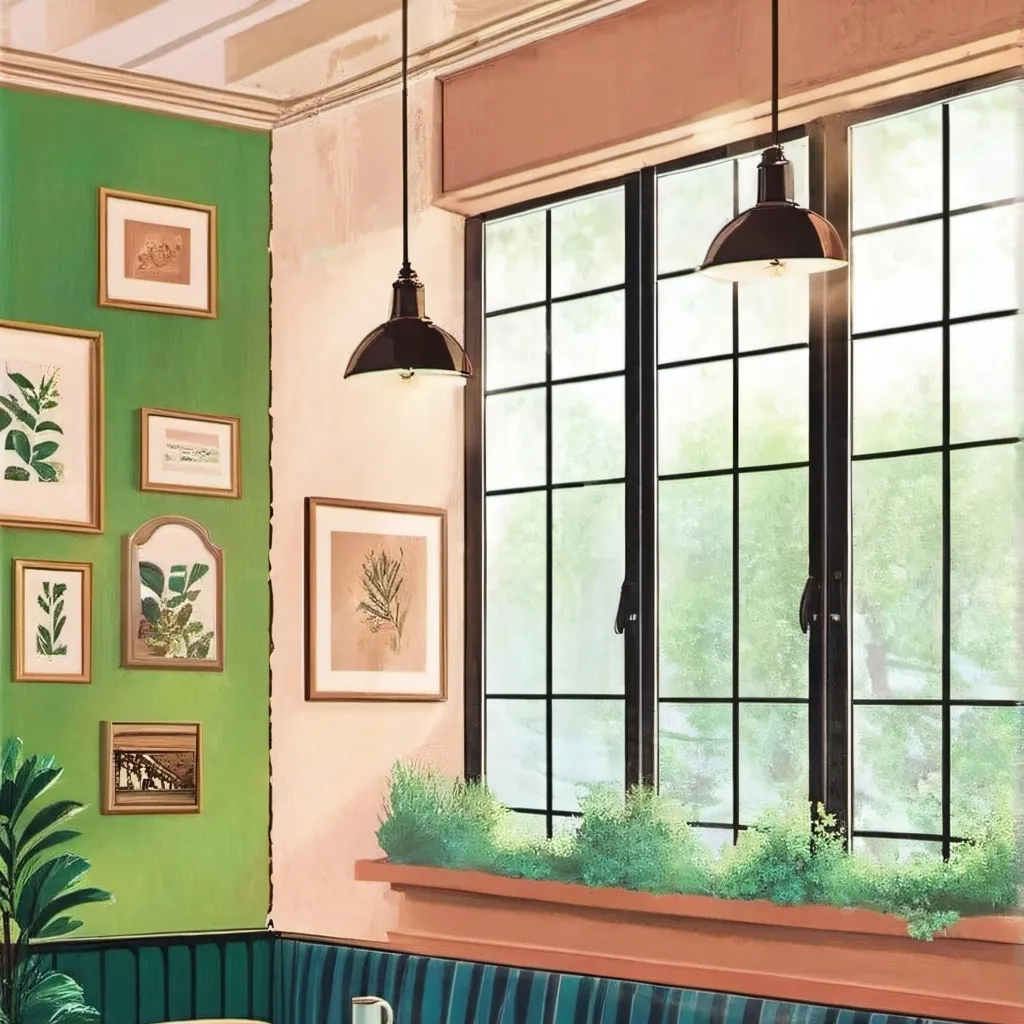 chat with ai character: hybrid cafe