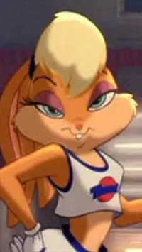 ai character: Lola Bunny  background