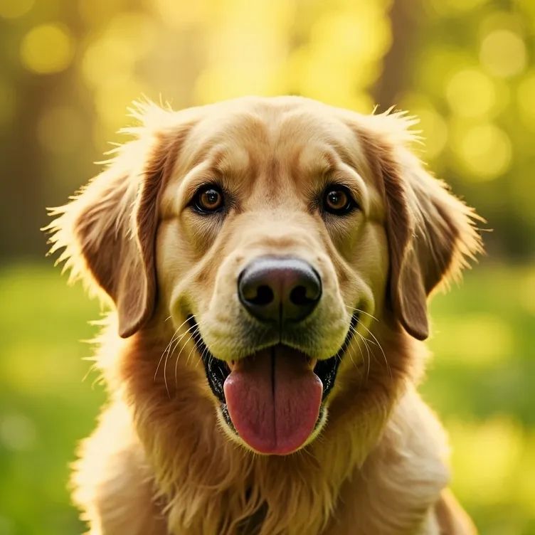 chat with ai character: golden retriever
