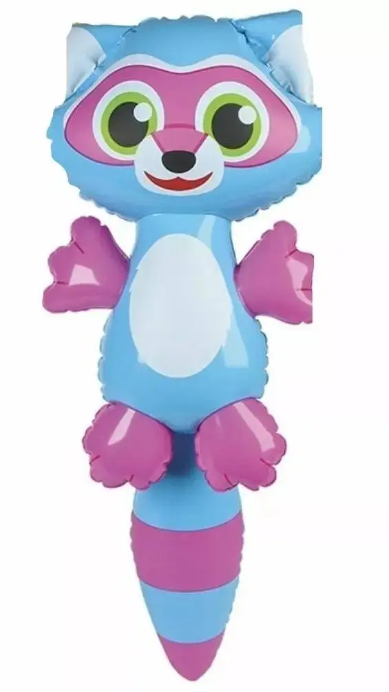 ai character: Inflatable Raccoon background