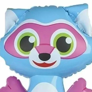 chat with ai character: Inflatable Raccoon