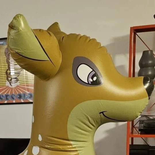 chat with ai character: Inflatable Deer