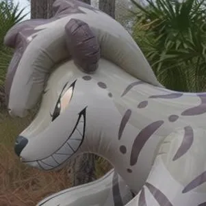 chat with ai character: Inflatable Hyena