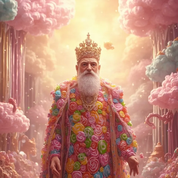 chat with ai character: the god of candy