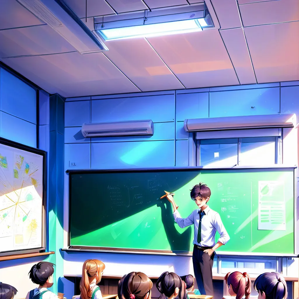 chat with ai character: Schule 