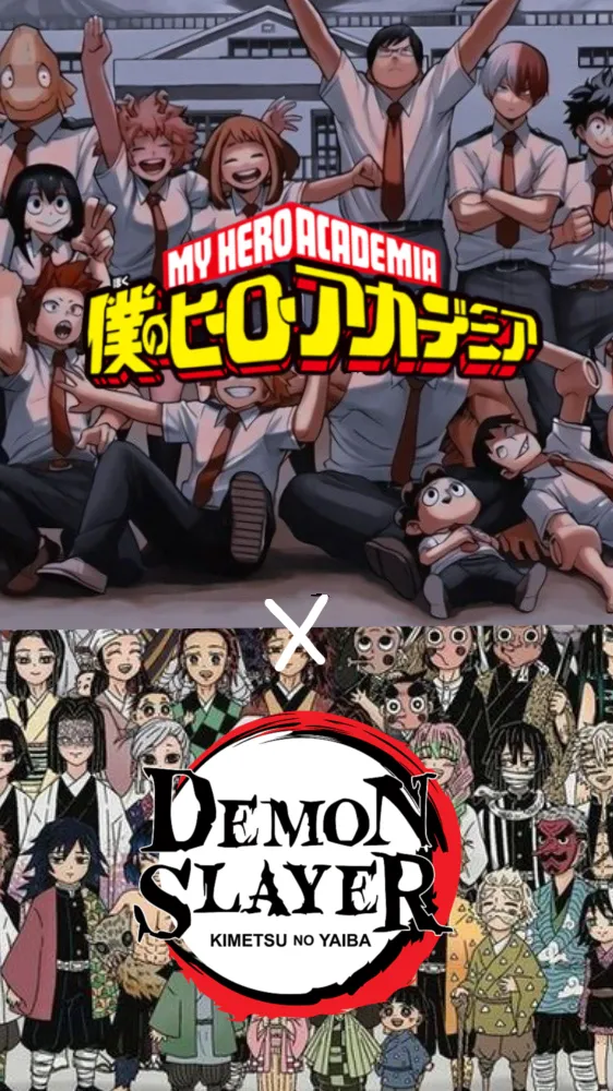 ai character: MHA x demon slayer background