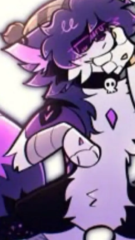 ai character: uzi cat :3 background