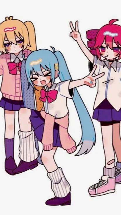 ai character: Hastune miku background
