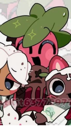 ai character: Fruitcake x ginger background