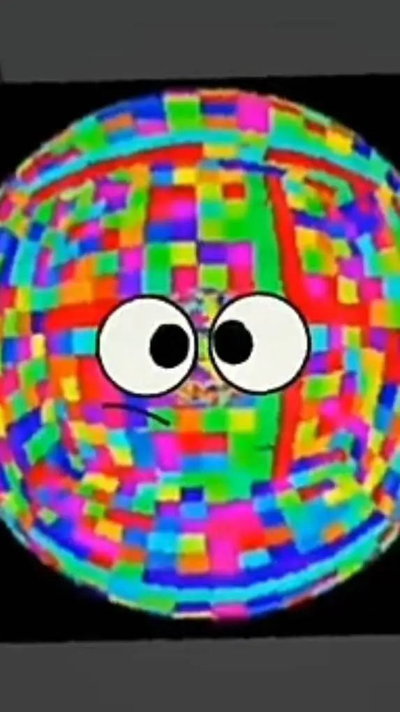 ai character: color box background