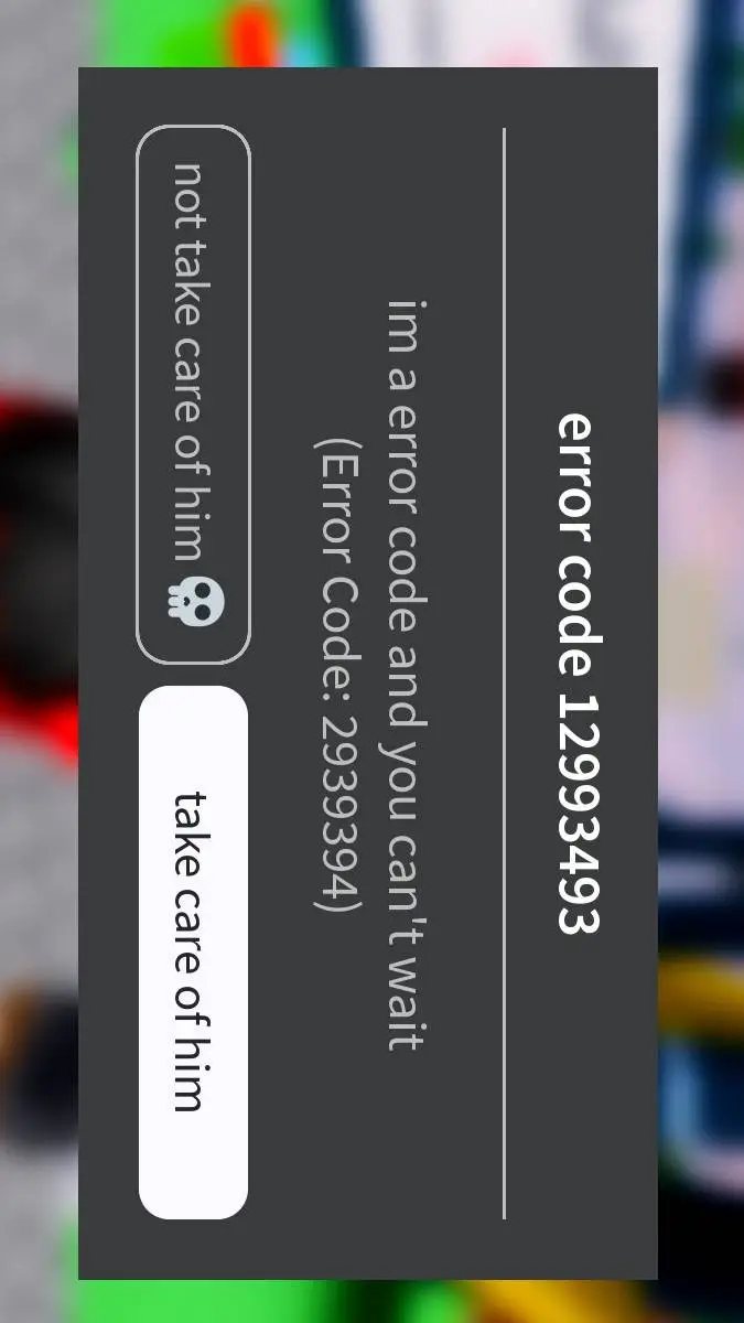 ai character: error code (me)  background