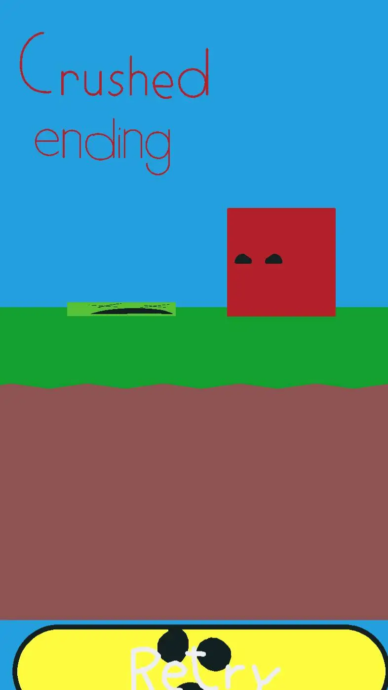 ai character: crushed ending background