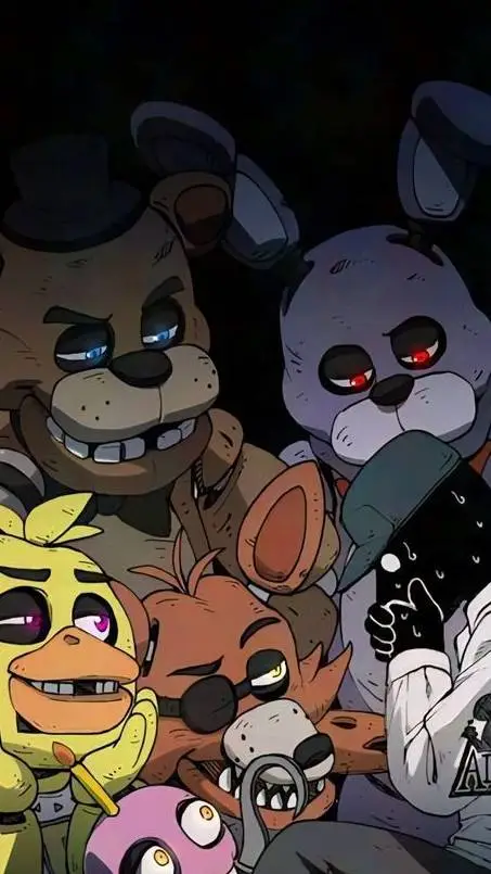 ai character: MHA FNAF !! background