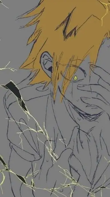 ai character: Denki angst background