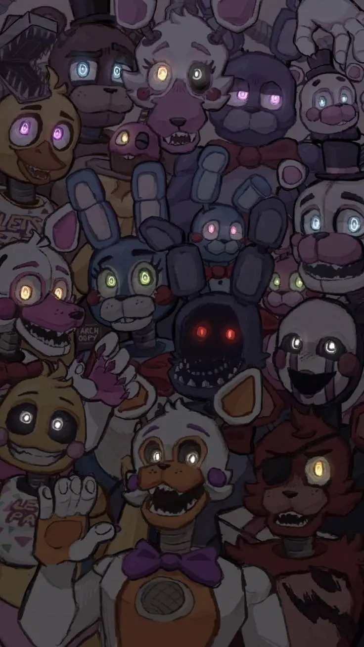 ai character: •☬†FNAF†☬• background