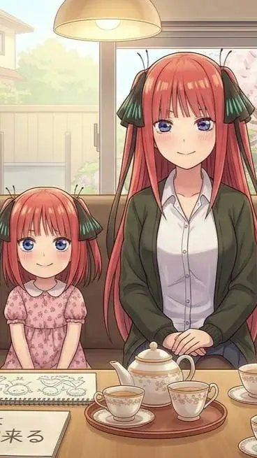 ai character: Nino y Nina  background