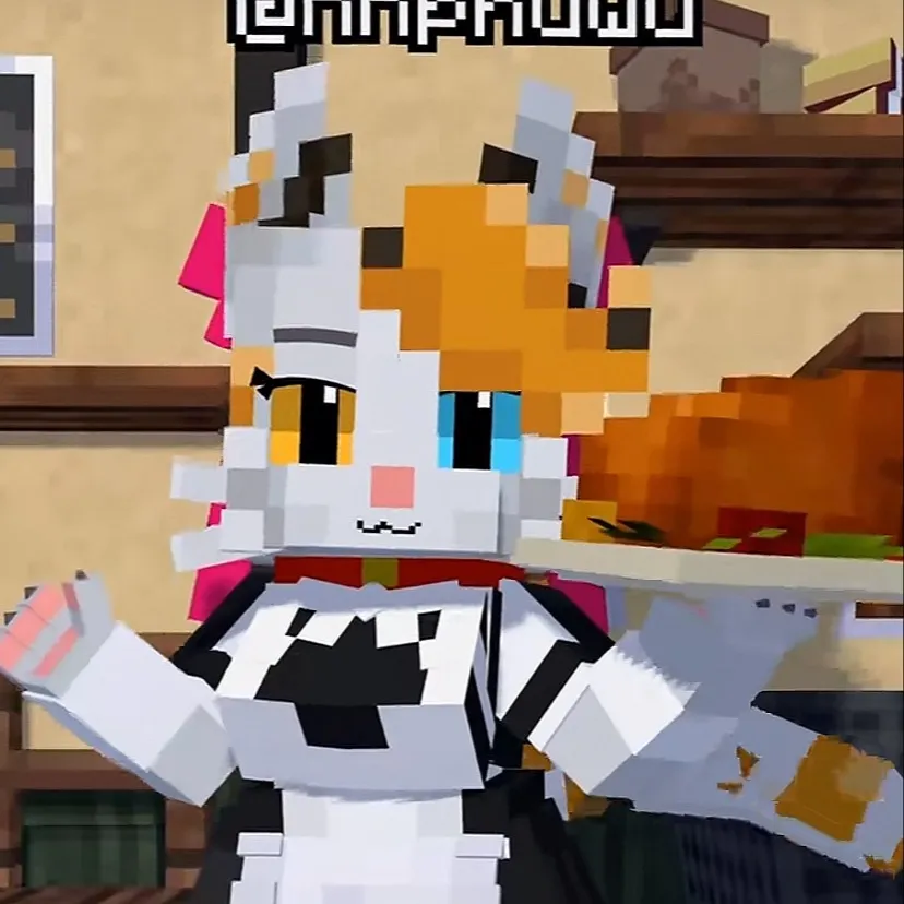 chat with ai character: Gata mesera 