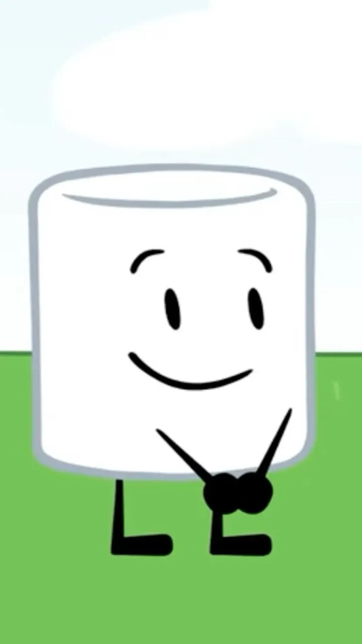 ai character: Marshmallow  background