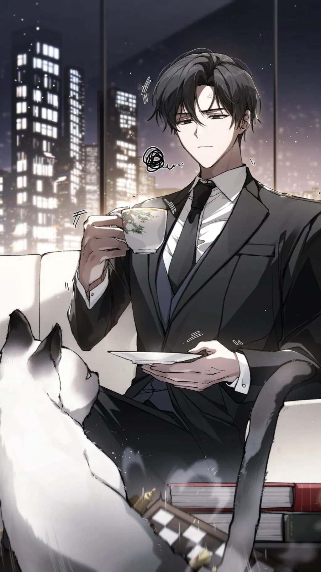 ai character: Andres hart  background