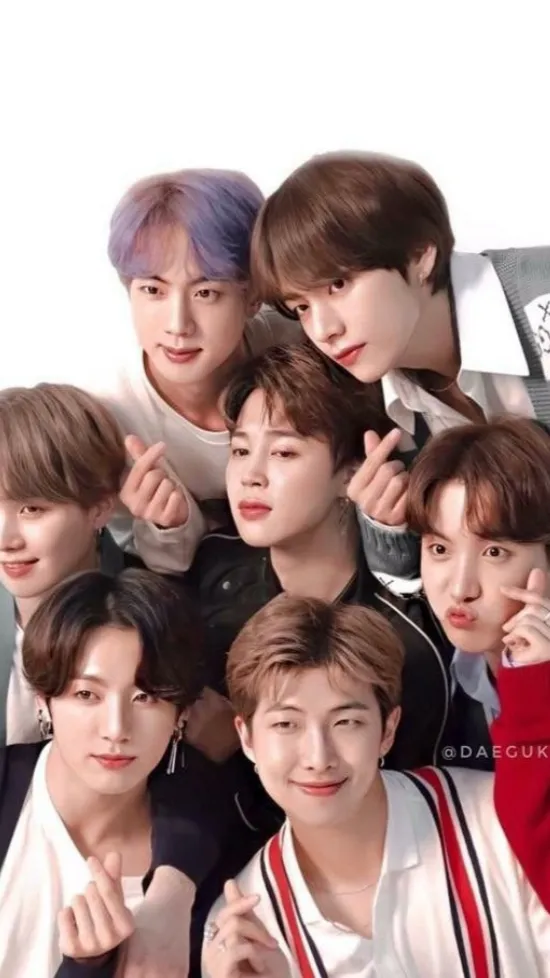 ai character: BTS💜 background