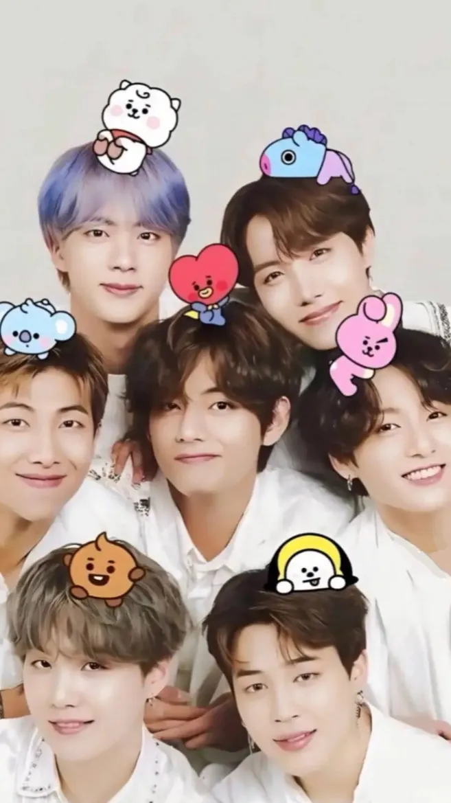 ai character: 💜ᗷTS⟭⟬💜 background