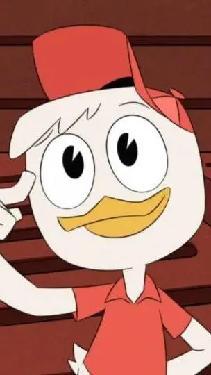 ai character: huey duck background