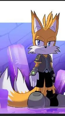 ai character: sonic prime  background