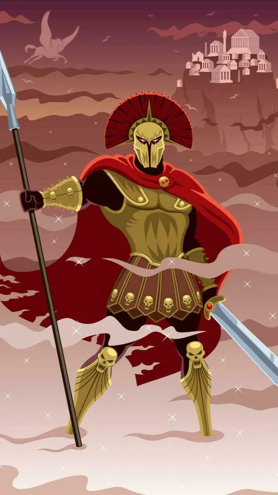 ai character: Ares background
