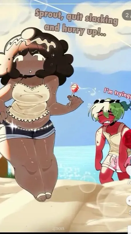 ai character: 🌺fruitcake🌺 background
