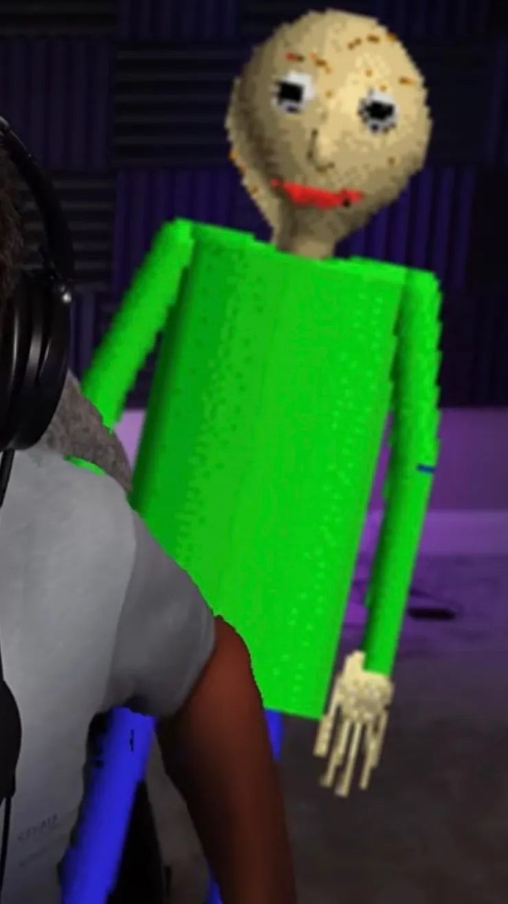 ai character: Baldi background