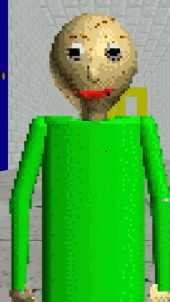 ai character: Baldi background